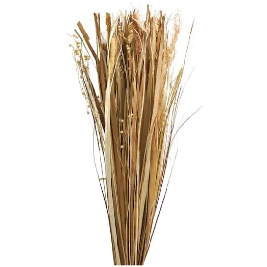 41" Brown Dried Plant Floral Bouquet Grass Natural Foliage with Reed Accents {4}