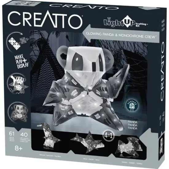 Thames & Kosmos Creatto&reg; Glowing Panda & Monochrome Crew {1}