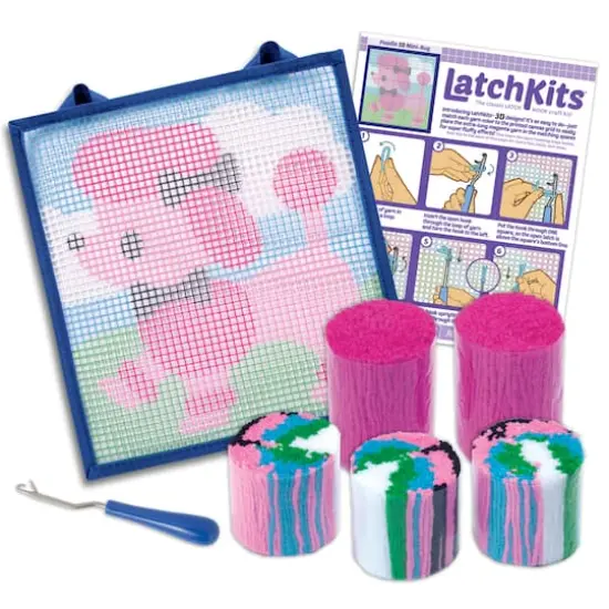 Kahootz Toys LatchKits Mini Rug Poodle {1}