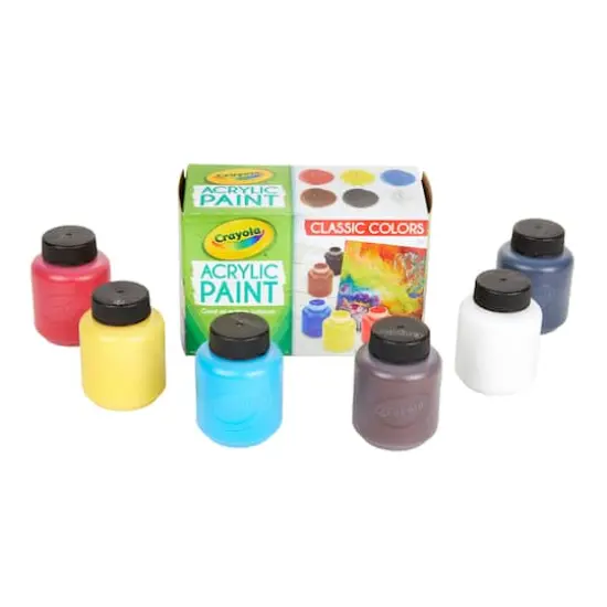 Crayola&reg; Acrylic Paint, 6ct. {5}