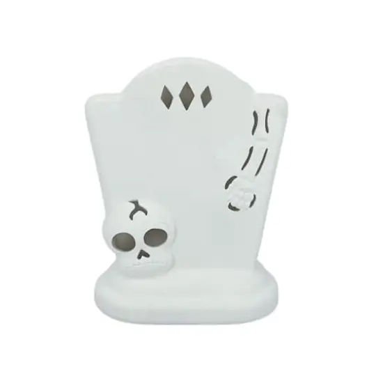 7.75" DIY Ceramic LED Tombstone D&eacute;cor by Make Market&reg; {1}