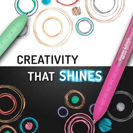 Paper Mate&reg; InkJoy&reg; Metallic Retractable 0.8mm Gel Pen 3 Color Set {3}