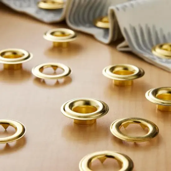 7/16" Gold Eyelets by Loops & Threads&trade; {3}