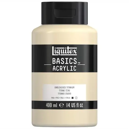 Liquitex&reg; BASICS&trade; 13.5oz. Acrylic Paint 434 Unbleached Titanium {1}