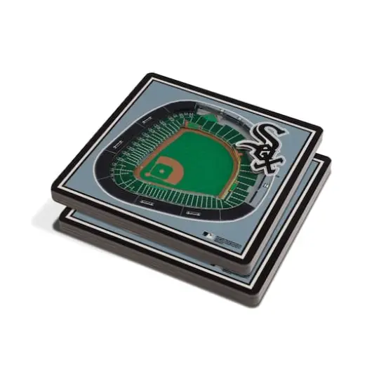 MLB 3D StadiumView Coasters Chicago White Sox {1}