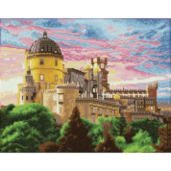 Diamond Dotz&reg; Intermediate Pena National Palace, Sintra, Portugal Diamond Art Painting Kit {3}