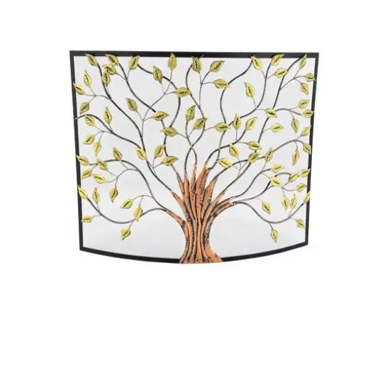 Metal Farmhouse Fireplace Screen {3}