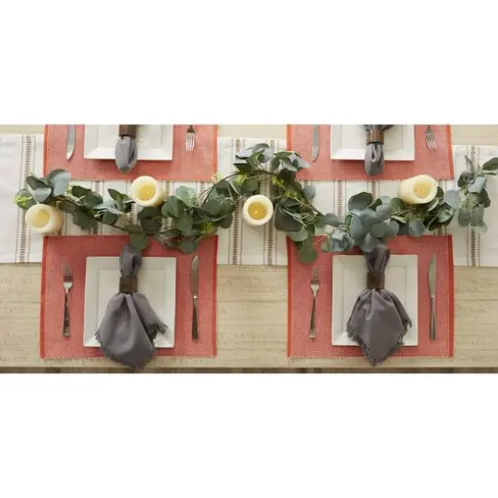 DII&reg; Black Rub Finish Wood Band Napkin Rings, 6ct. {7}