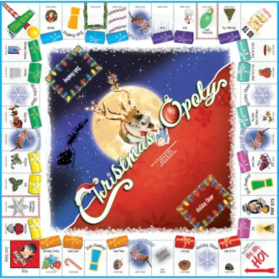 Late For The Sky Christmas-Opoly&trade; Board Game {4}