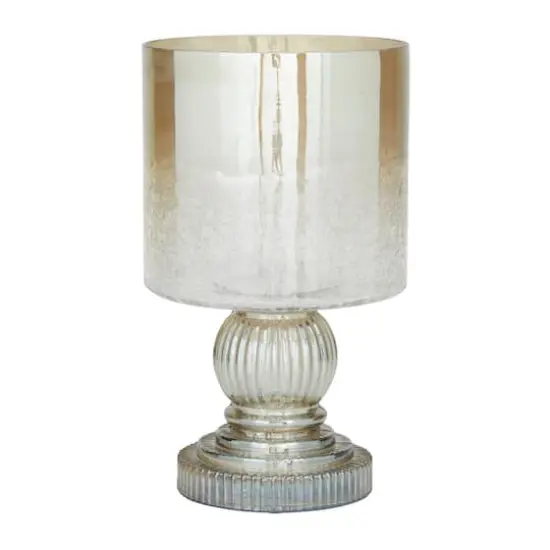 11" Brass Traditional Hurricane Candle Holder {6}