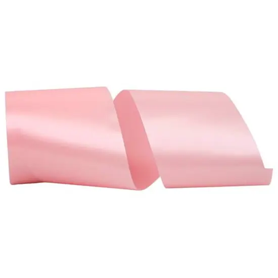 JAM Paper 4" x 55yd. Perfect Printer Satin Ribbon Pink {1}