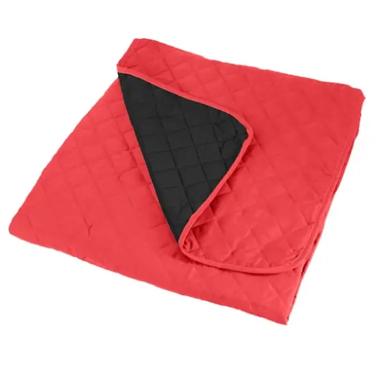 Home Details Reversible Quilted Furniture Chair Recliner Seat Protector Burgundy/Black {8}