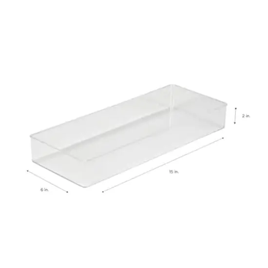 Simplify Long Rectangular Clear Drawer Organizer {7}
