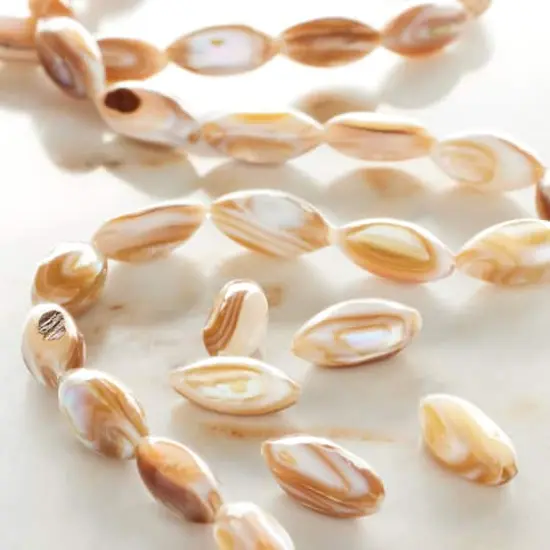 Natural Shell Rice Beads, 12mm by Bead Landing&trade; {3}