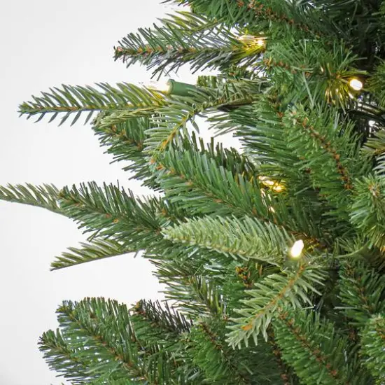 6ft. Pre-Lit Whatcom Pine Artificial Christmas Tree, Clear LED Lights {4}
