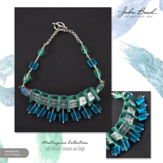 John Bead Masterpiece Collection Glass Bead Box Mix Self Portrait/Vincent van Gogh {4}