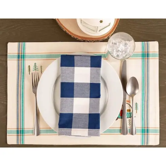 DII&reg; Camper Embellished Placemat Set, 4ct. {10}