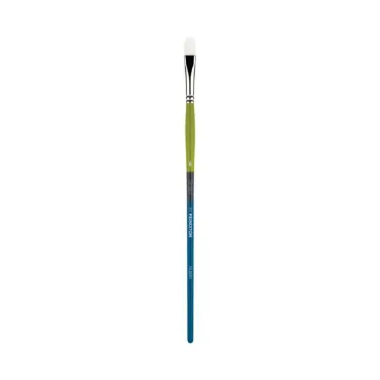 Princeton&trade; Snap!&trade; Series 9800 White Taklon Long Handle Filbert Brush {3}