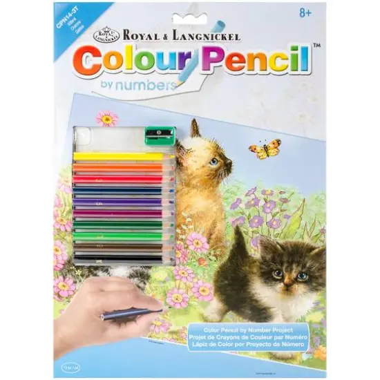 Royal & Langnickel&reg; Kitten Colour Pencil&trade; by Number Kit {1}