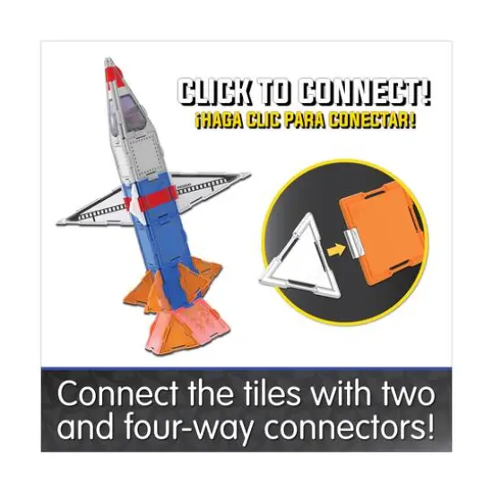Techno Tiles - Space Rocket: 100+ Pcs {7}
