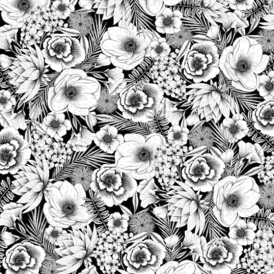 Cricut&reg; Infusible Ink&trade; Transfer Sheet Patterns, Black Botanicals {3}