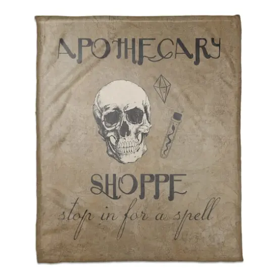 Apothecary Shoppe 5 50" x 60" Coral Fleece Blanket {1}
