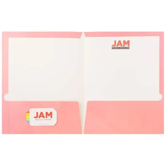 JAM Paper Fashion Glossy Laminated Two Pocket Folders, 6ct. {5}