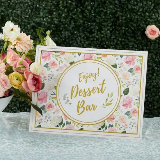 Kate Aspen&reg; Brunch Floral Brunch Party D&eacute;cor Kit with Gold Foil {5}