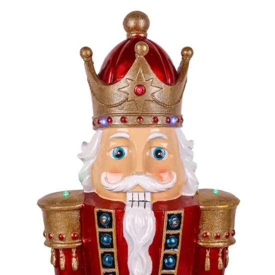 3ft. Nutcracker Holiday D&eacute;cor with 16 Multicolor LED Lights {4}
