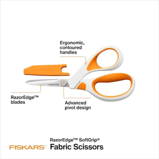 Fiskars&reg; RazorEdge&trade; Softgrip&reg; 5" Fabric Scissors {4}