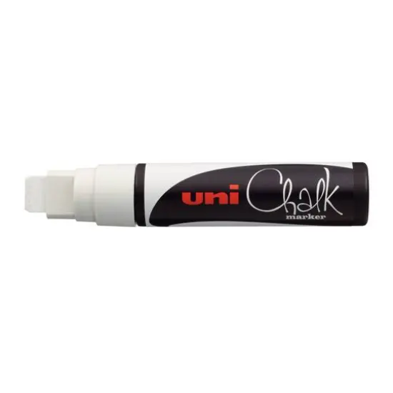 Uni-Ball&reg; PWE-17K Extra Broad Uni Chalk Marker Fluorescent Yellow {2}