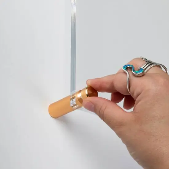 Wexel Art 12'' x 12'' Acrylic Floating Frame for Album Covers with Gold Hardware {7}