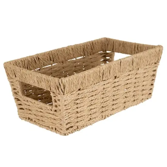 Simplify Small Dutch Weave Shelf Storage Basket {1}