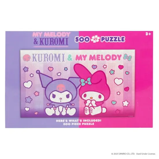 Hello Kitty&reg; My Melody & Kuromi 500 Piece Puzzle {4}