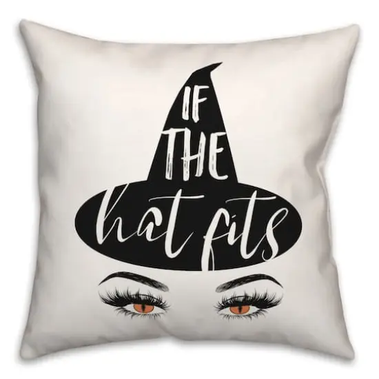 If The Hat Fits Throw Pillow {1}