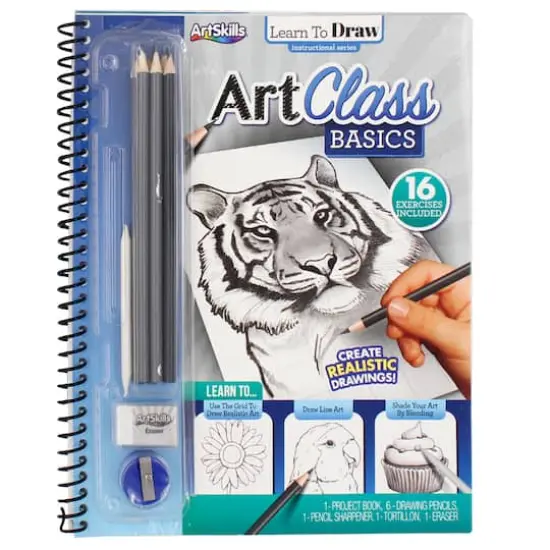ArtSkills&reg; Art Class Basics Learn to Draw Activity with Pencil Set {1}