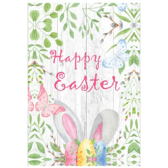 Happy Easter Bunny Ears Garden Flag 12.5" x 18" {3}