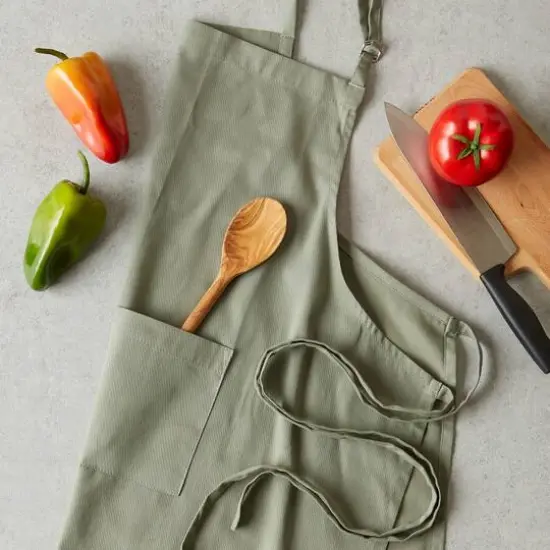 DII&reg; Chino Chef Apron Artichoke {8}