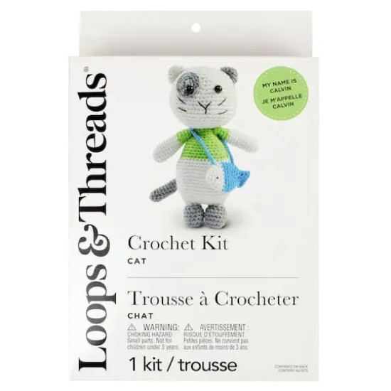 Intermediate Cat Amigurumi Crochet Kit by Loops & Threads&reg; {4}