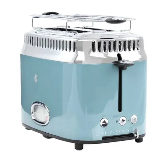 Russell Hobbs Retro Style 2 Slice Toaster Blue {1}