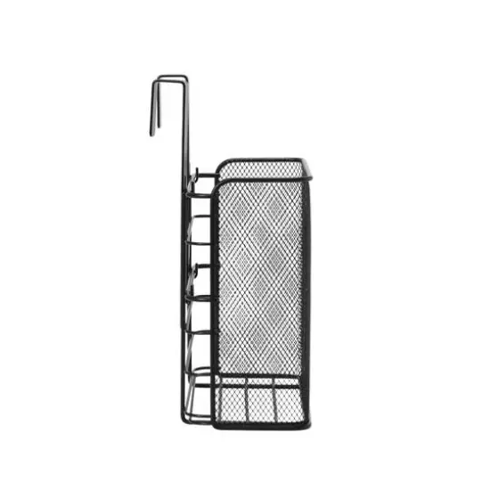 Household Essentials Over the Door Mesh Metal Basket {9}