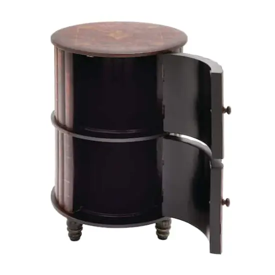 Maroon Wood Traditional Cabinet, 29" x 18" x 18" {4}