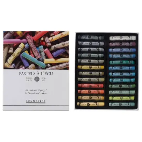 Sennelier Extra-Soft Landscape 24 Color Pastel Full Stick Set {1}