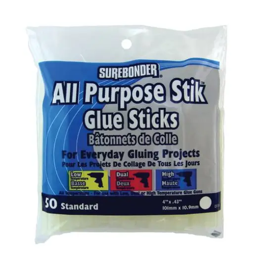 Surebonder&reg; All Purpose Stik&trade; 4'' Glue Sticks, 50ct. {1}