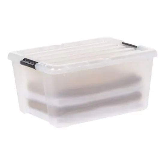 IRIS&reg; 45qt. Clear Latching Storage Boxes, 4ct. {1}