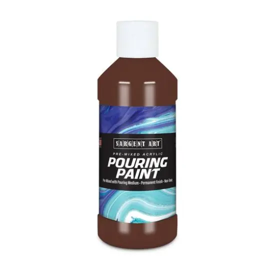 Sargent Art&reg; Acrylic Pouring Paint, 3ct. Burnt Umber {3}