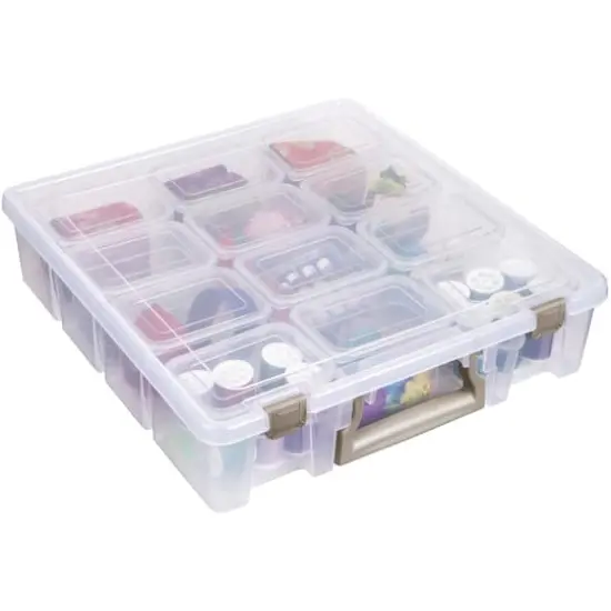 ArtBin&reg; Super Satchel&trade; Translucent 12 Compartment Box {6}