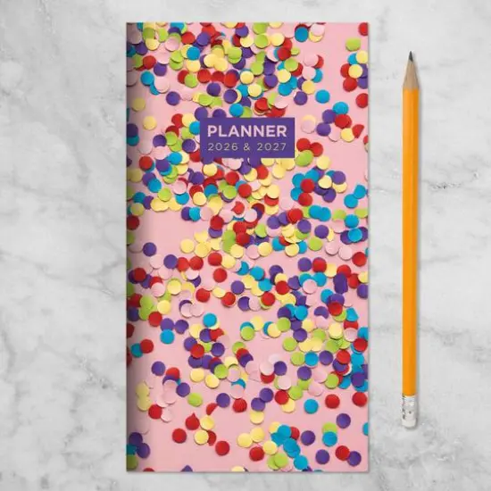 2026-2027 Confetti Party Small Monthly Pocket Planner {7}