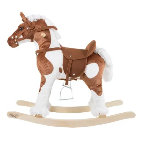 Toy Time Rocking Horse Plush Ride-On {3}