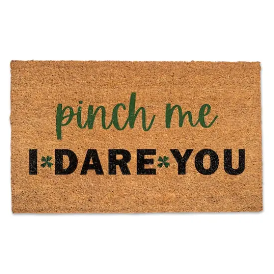 Pinch Me I Dare You 30" x 18" Door Mat {1}